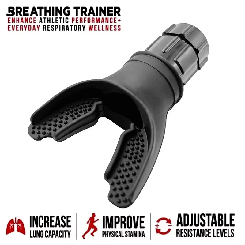 Sports Breathing Trainer - 1/2PC Lung Respirator Mouthpiece for Fitness and Health Care Accessories